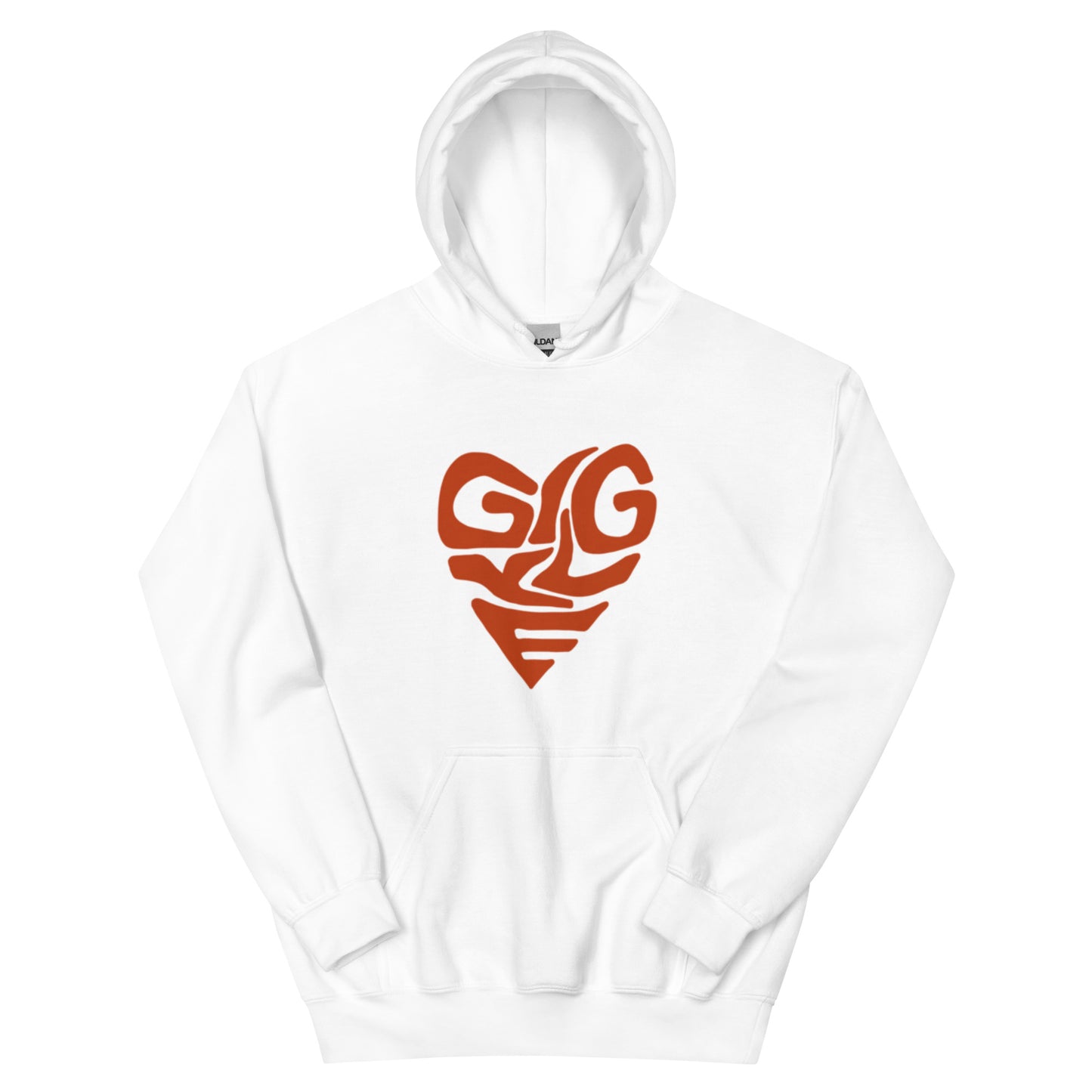 Heart logo hoodie