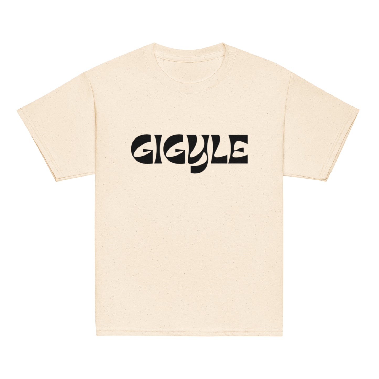 logo baby tee - sand