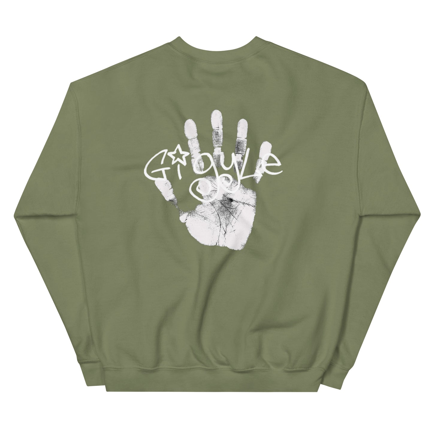 hand logo sweatshirt