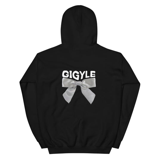 silver bow hoodie