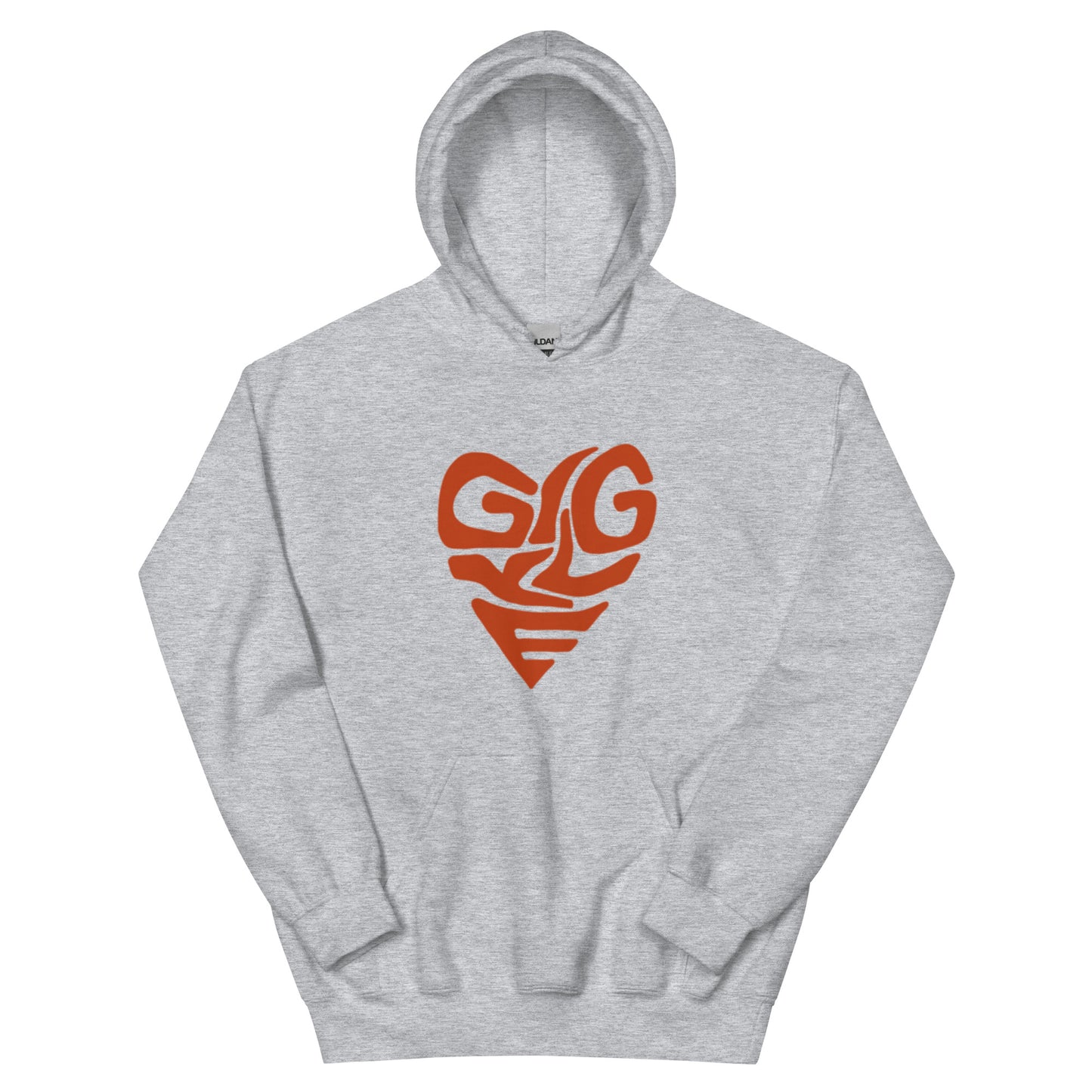 Heart logo hoodie